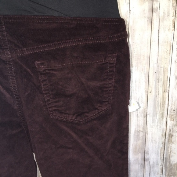 NWT Ingrid & Isabel Maternity Red Corduroy Skinny Jeans - Picture 5 of 5